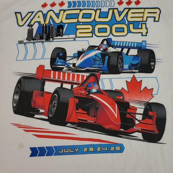 Vintage 2004 Vancouver Nascar Racing Shirt - Picture 2 of 7